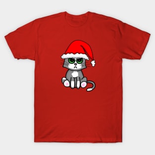 Bah Humbug Cat (Small Print) T-Shirt